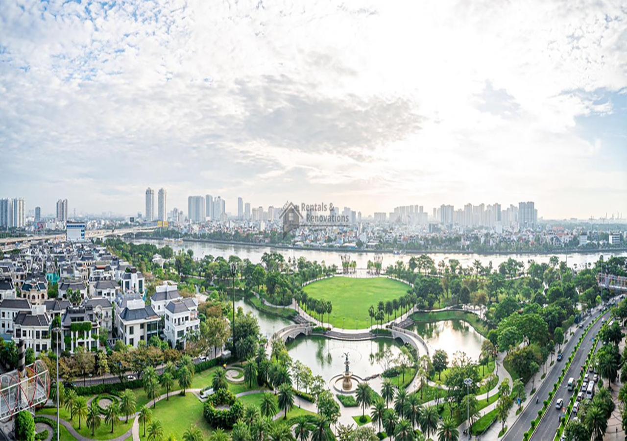 The Vinhomes Central Park Apartments - The Buildings Surrounding Landmark 81 Ciudad Ho Chi Minh  Exterior foto